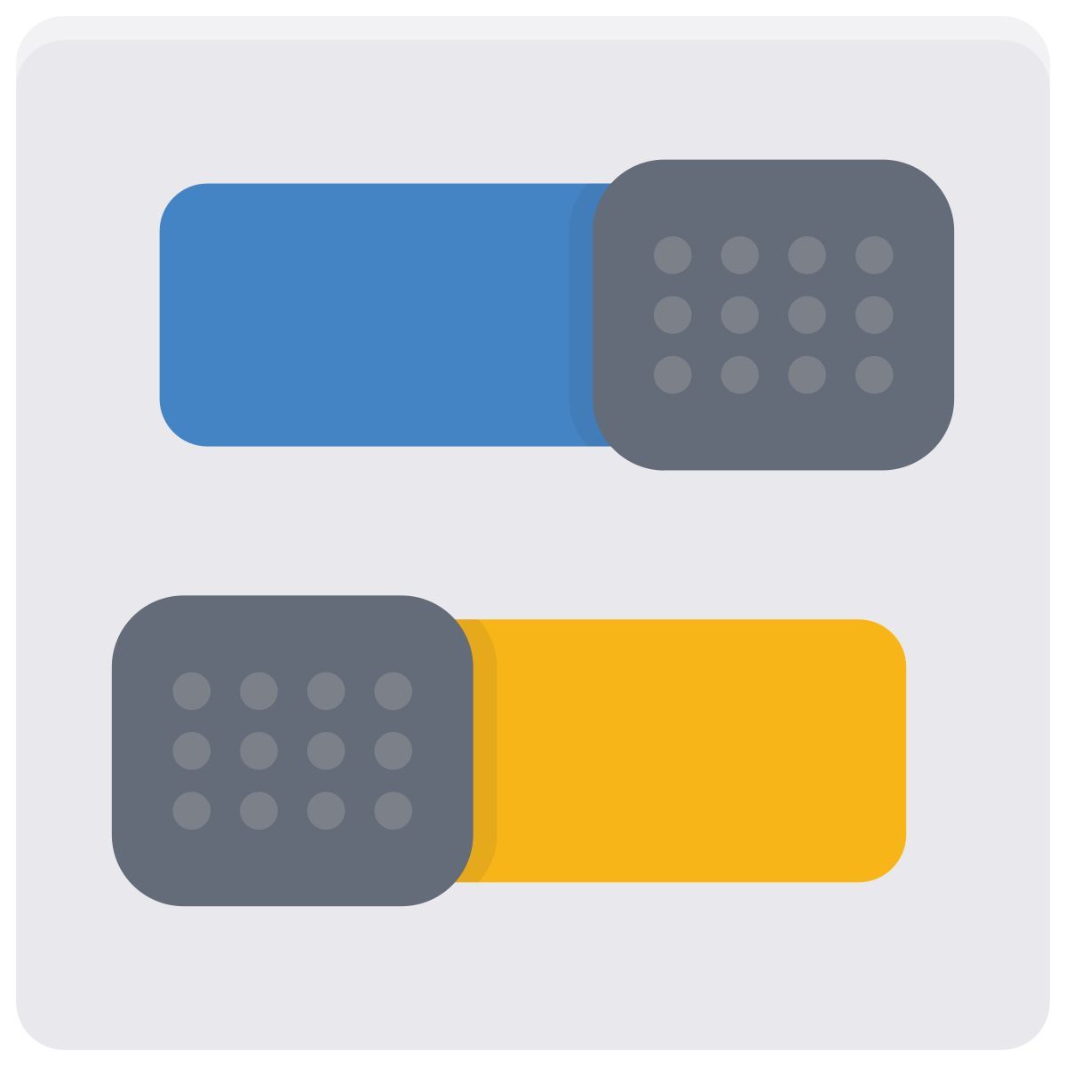 botões de alternância icon
