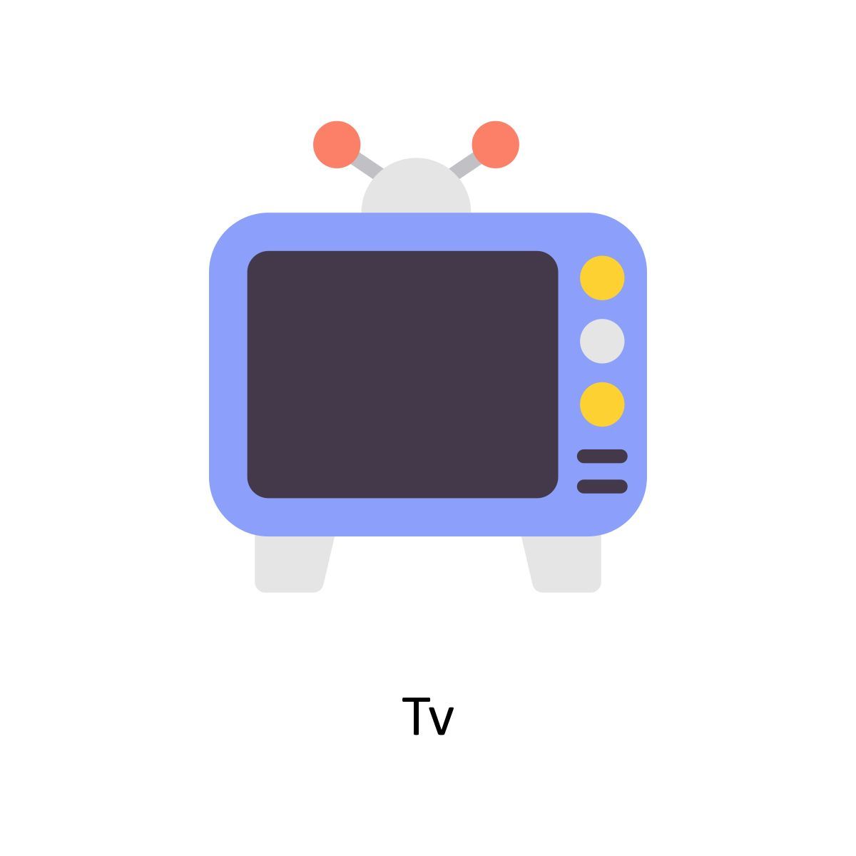 tv vector icon