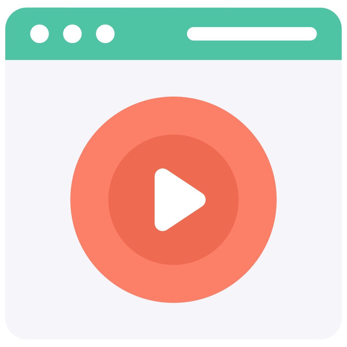 video tutorial icon