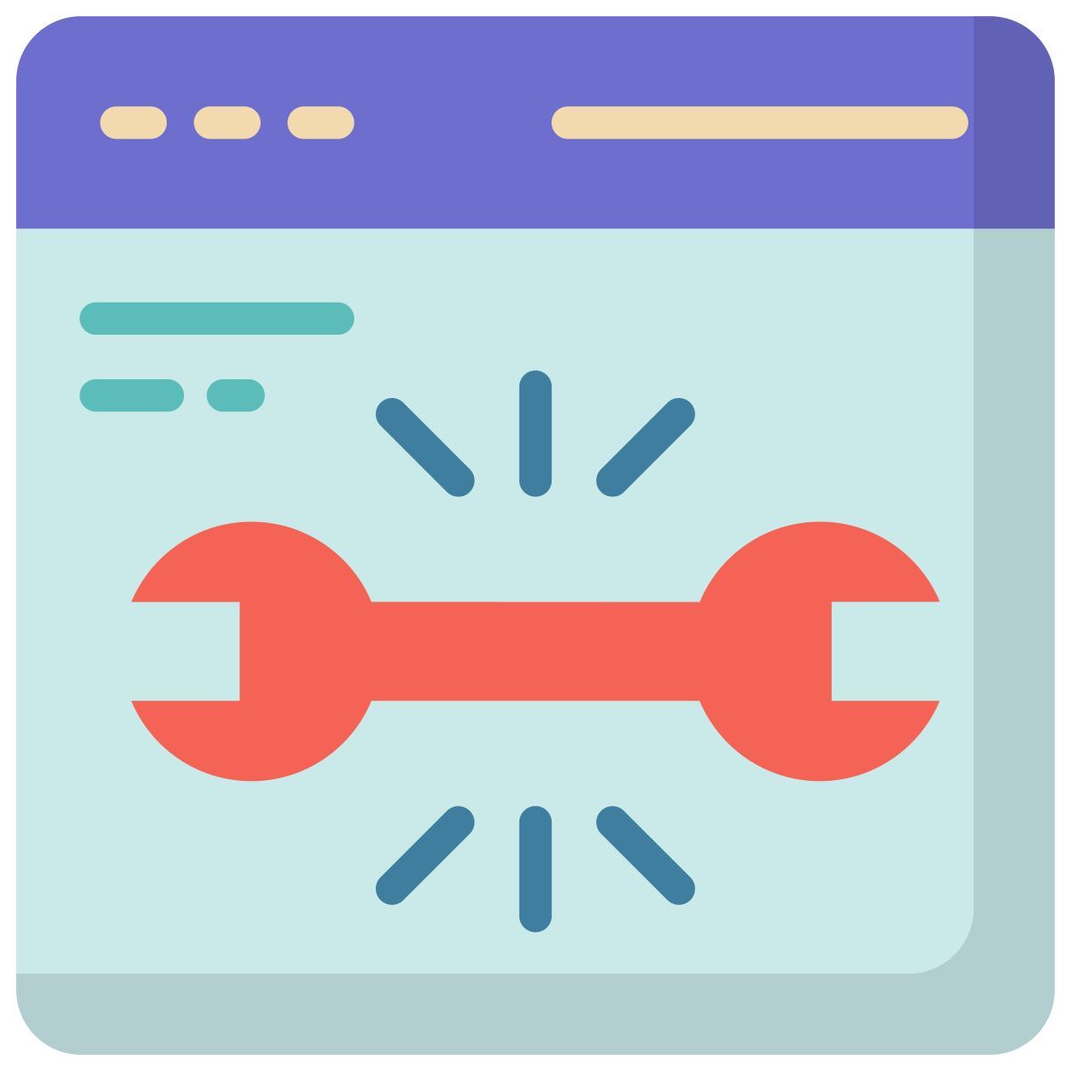web repair icon