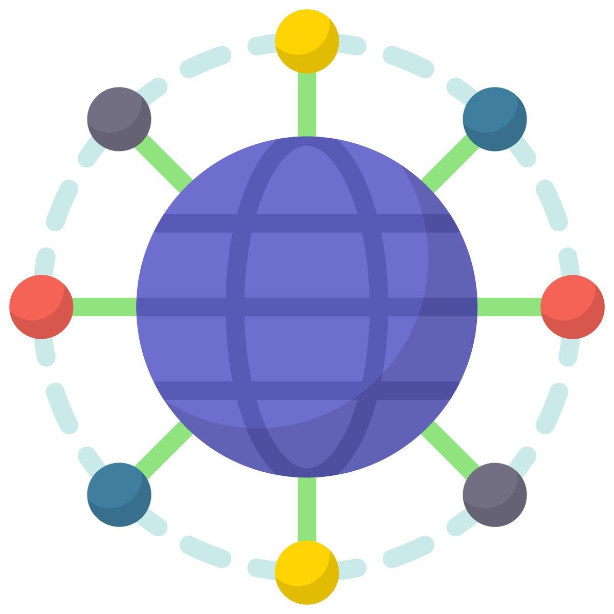 weltweites netzwerk icon