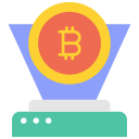 external Bitcoin-Technology-fintech-and-trade-flat-design-circle icon