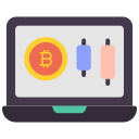 external Bitcoin-Trading-fintech-and-trade-flat-design-circle icon