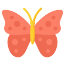 external Butterfly-ecology-flat-design-circle icon