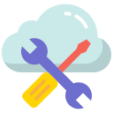 external Cloud-Tool-cloud-computing-flat-design-circle icon