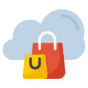 external Cloud-shopping-seo-development-and-marketing-flat-design-circle icon