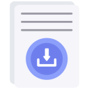 external Download-File-finance-flat-design-circle icon