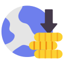 external Expend-economic-crisis-flat-design-circle icon