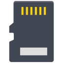 external Memory-Card-seo-and-web-flat-design-circle icon