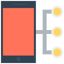 external Mobile-Connectivity-data-science-flat-design-circle icon