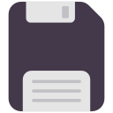 external Sd-Card-business-flat-design-circle icon