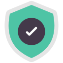 external Security-Shield-smart-city-flat-design-circle icon