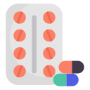 external Soft-gel-Blisters-pharmacy-flat-design-circle icon