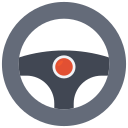 external Steering-seo-and-web-flat-design-circle icon