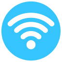 external Wifi-cafe-flat-design-circle icon