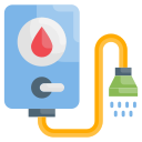 external configuration-camping-flat-design-circle icon