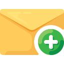 external add-envelope-flat-dmitry-mirolyubov icon