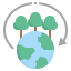 external abundance-sustainable-forest-management-flat-flat-geotatah icon