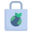 external bag-eco-friendly-lifestyle-flat-flat-geotatah icon