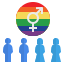 external bisexual-lgbtq-community-flat-flat-geotatah icon