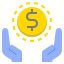 external coin-stock-market-flat-flat-geotatah icon