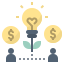 external crowdfunding-business-incubator-flat-flat-geotatah icon