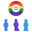 external diversity-lgbtq-community-flat-flat-geotatah icon