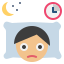 external insomnia-sleepless-night-flat-flat-geotatah icon
