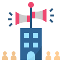 external advocacy-customer-engagement-flat-flat-geotatah icon