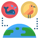 external area-ecological-interaction-flat-flat-geotatah icon