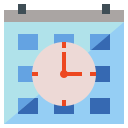 external calendar-logistics-flat-flat-geotatah icon