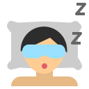 external doze-sleepless-night-flat-flat-geotatah icon