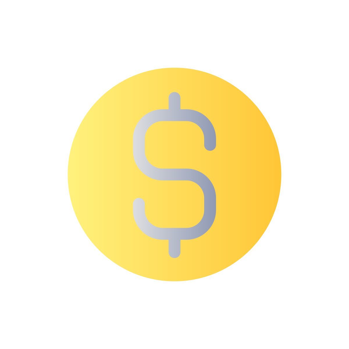 dollar coin icon