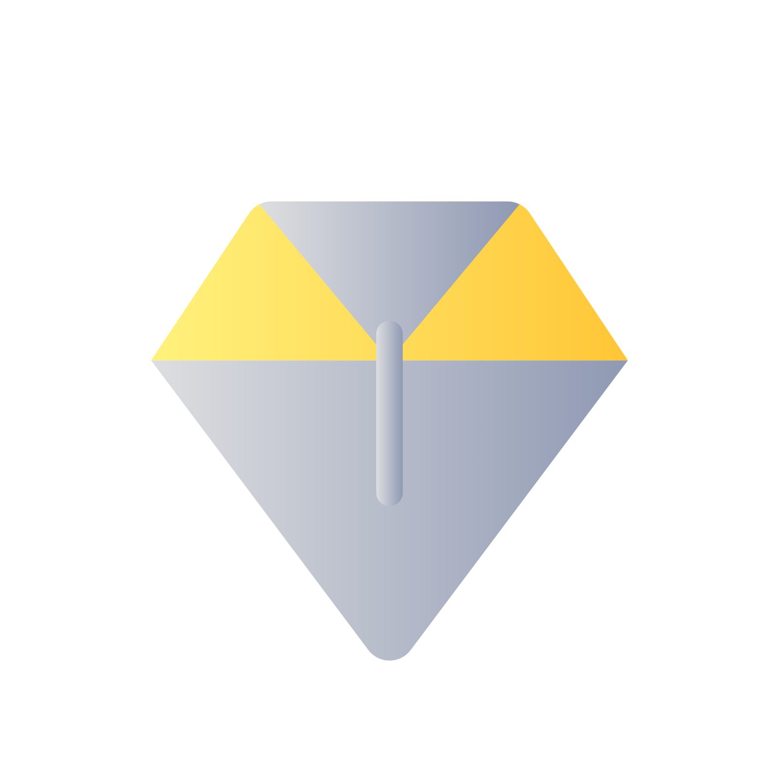 external Diamond-banking-flat-glyph-papa-vector icon