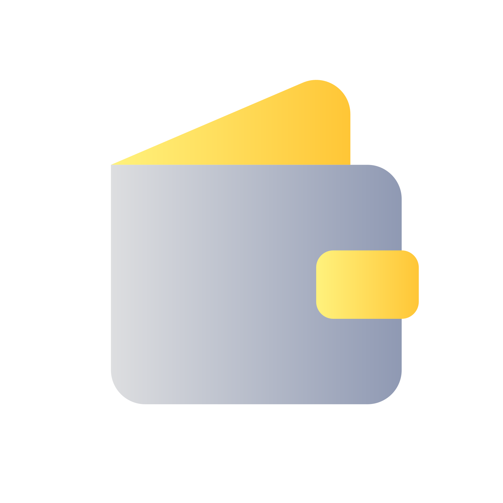 external Open-Wallet-banking-flat-glyph-papa-vector icon
