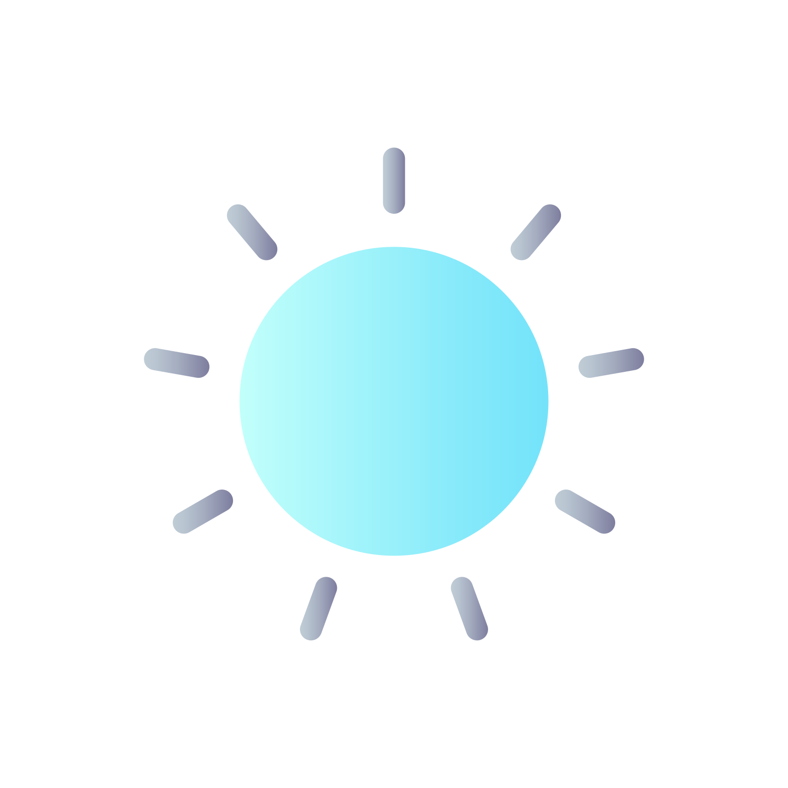 external Sun-photo-and-video-flat-glyph-papa-vector icon