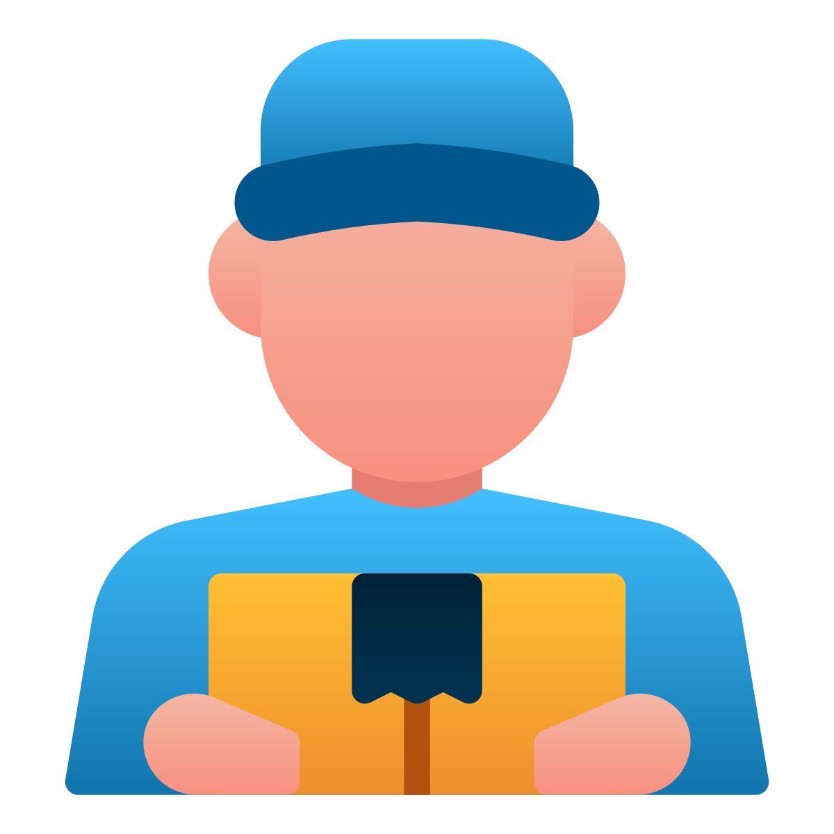 delivery man icon