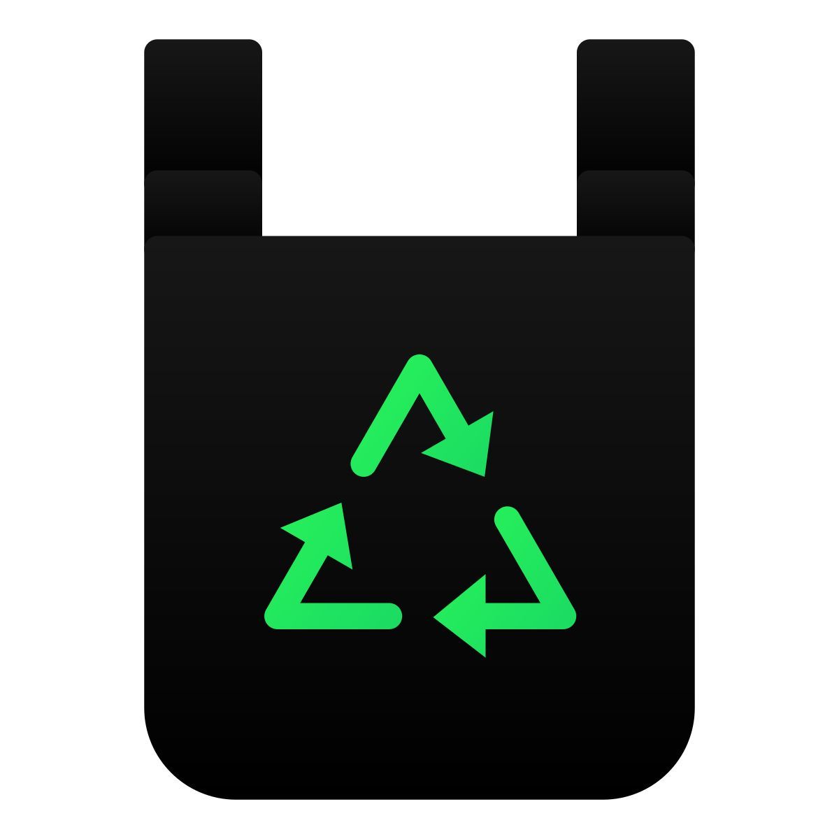 recyclable bag icon