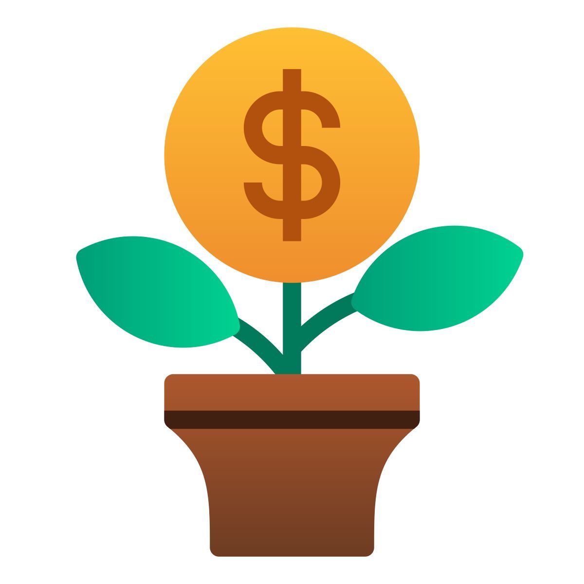 financial growth icon