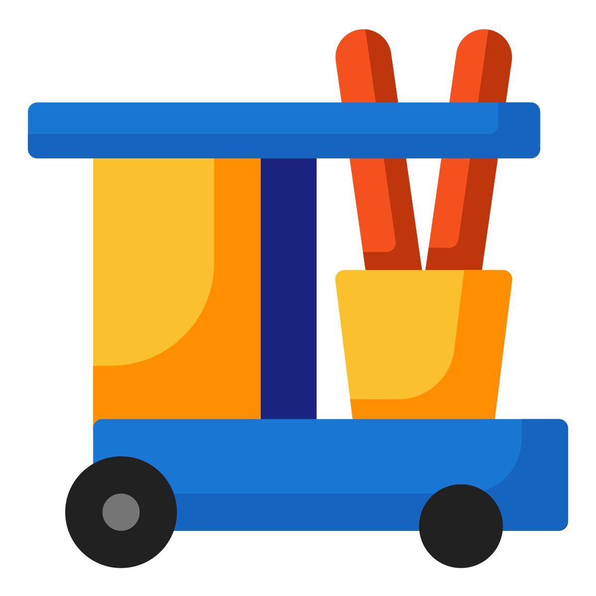 cleaning cart icon