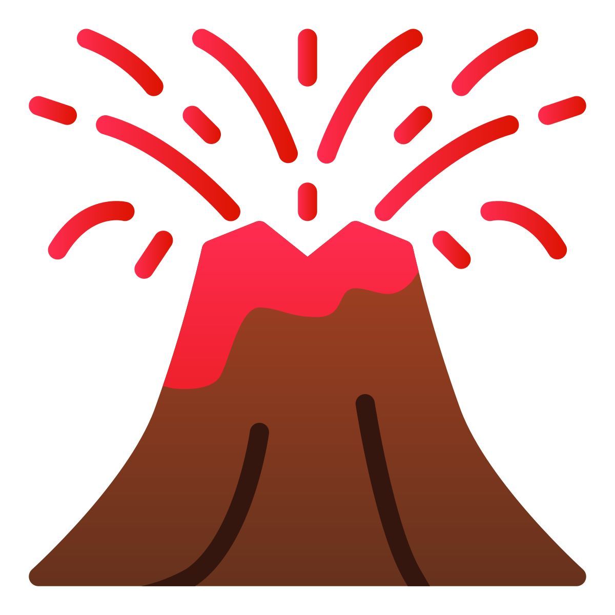 volcano eruption icon
