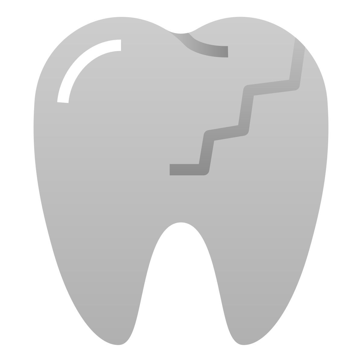 cracked tooth icon