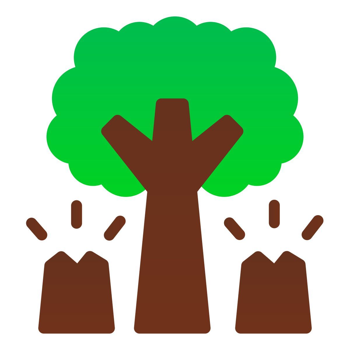 deforestation icon