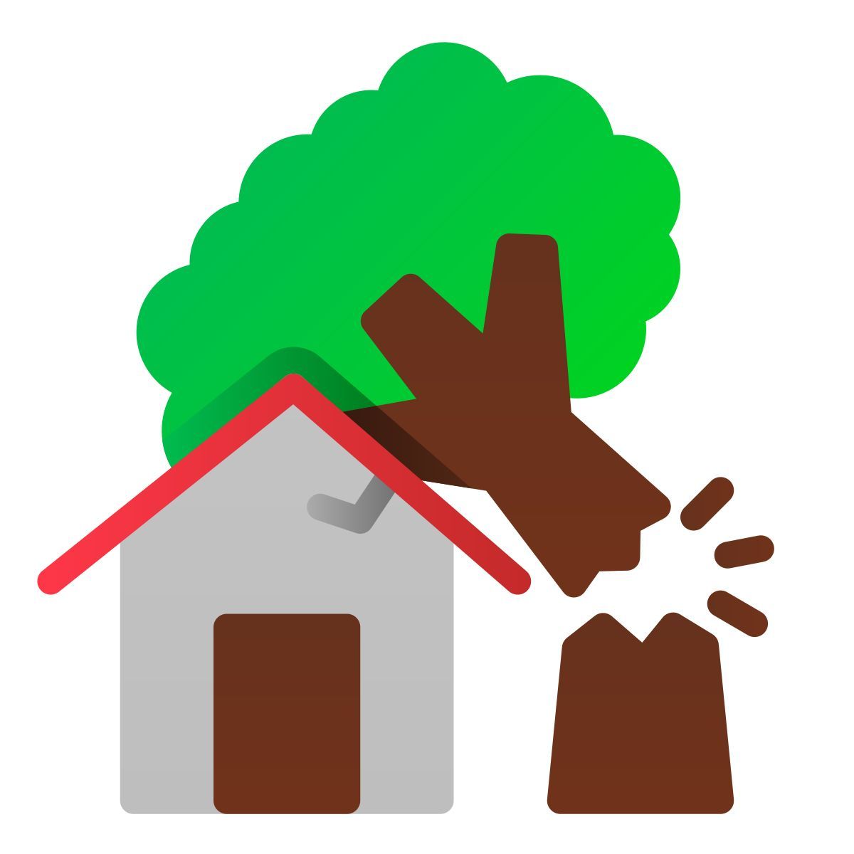 umgestürzter baum icon