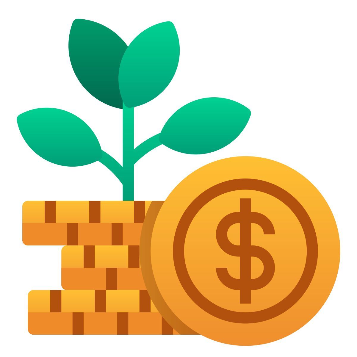 financial growth icon