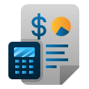 external accounting-accounting-flat-gradient-flat-gradient-andi-nur-abdillah icon