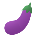 external eggplant-vegetable-and-fruit-flat-gradient-flat-gradient-andi-nur-abdillah icon