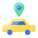 external car-location-and-map-flat-flat-icon-mangsaabguru- icon