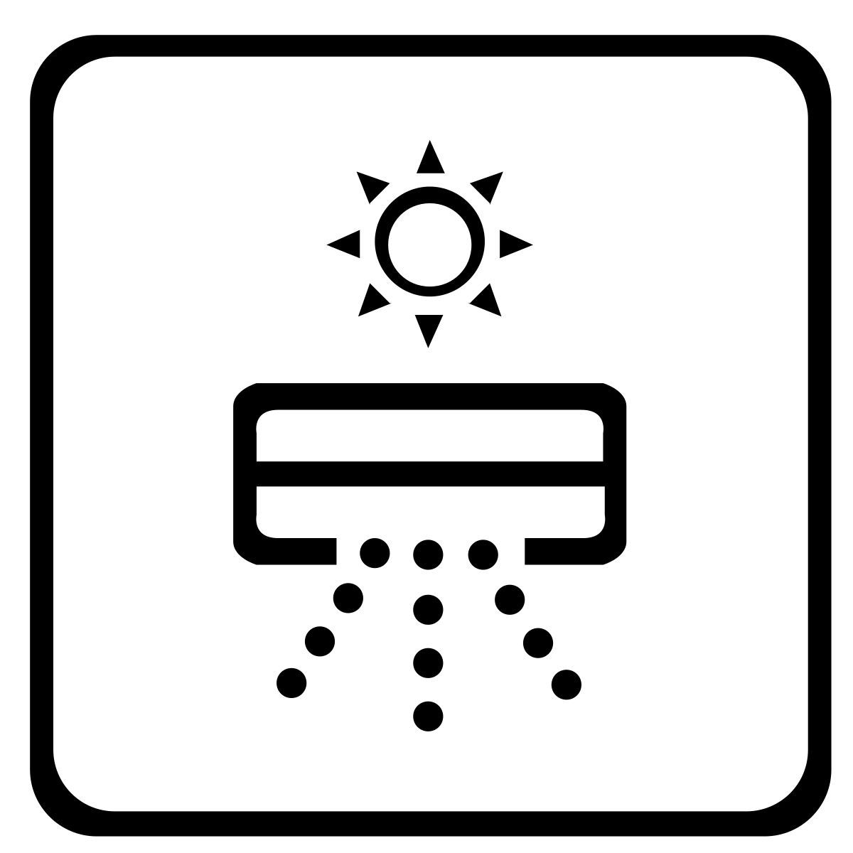 air conditioner icon