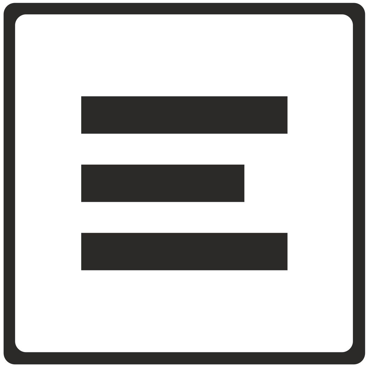 Alinhar à esquerda icon